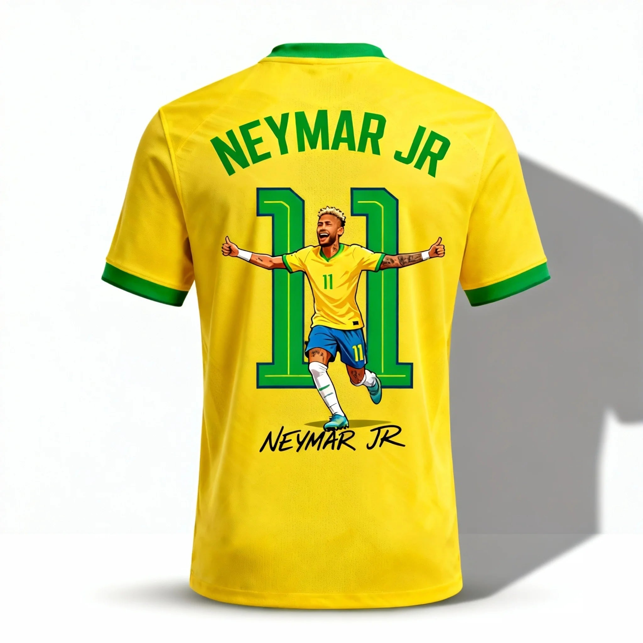 Hot Selling Neymar Commemorative Football T Shirt Men Women Kids Special Edition Soccer Jersey Quick Dry Outdoor Sports Top