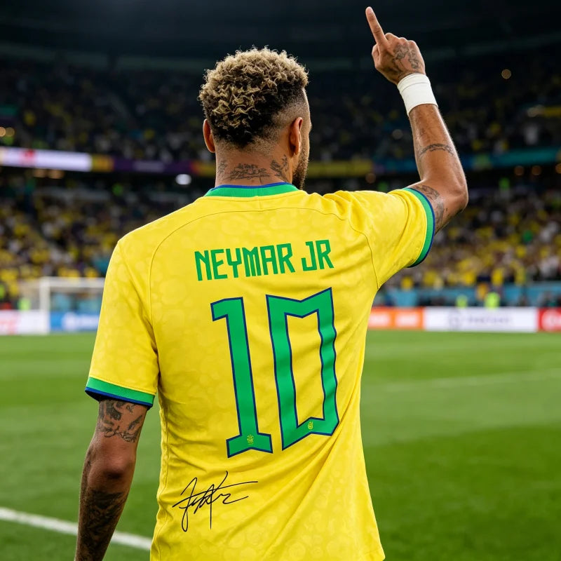 Soccer Jersey Special Edition Neymar No.10 3D Printed Adult Kid Athleisure T-Shirt Family Summer Quick-dry Soft Family Kids Tees
