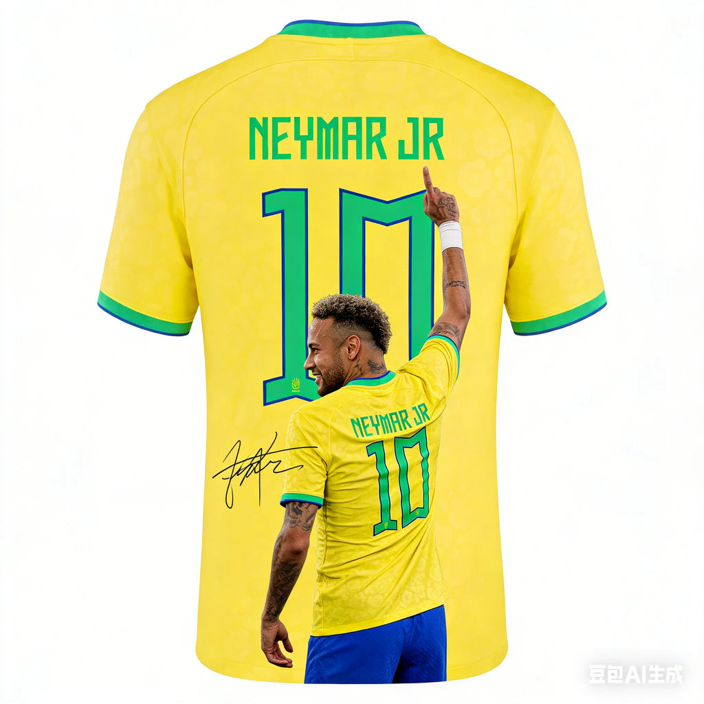 Soccer Jersey Special Edition Neymar No.10 3D Printed Adult Kid Athleisure T-Shirt Family Summer Quick-dry Soft Family Kids Tees