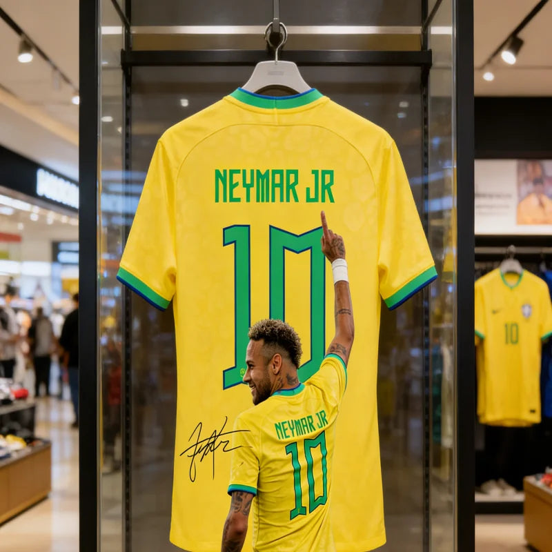 Soccer Jersey Special Edition Neymar No.10 3D Printed Adult Kid Athleisure T-Shirt Family Summer Quick-dry Soft Family Kids Tees